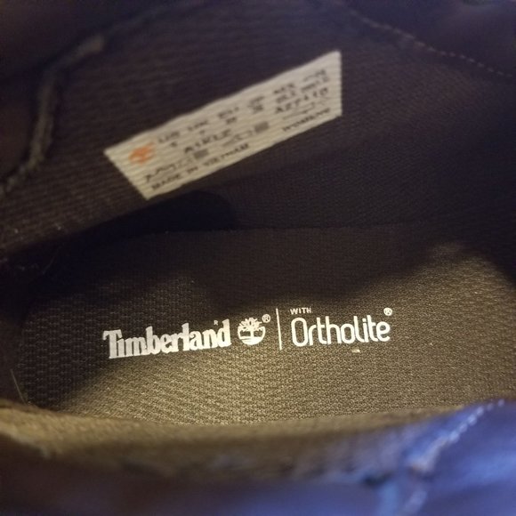 Timberland 9‎ Wheat High Top Sneaker Boots Leather Chunky Work Ortholite - Picture 9 of 10